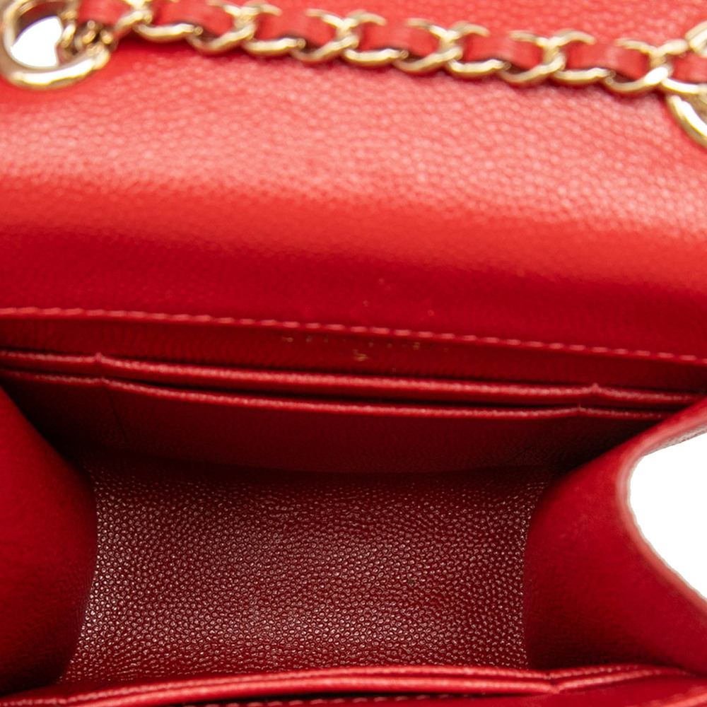 Pre-Loved Chanel Quilted Caviar Golden Class Phone Holder - Picture 4 of 7